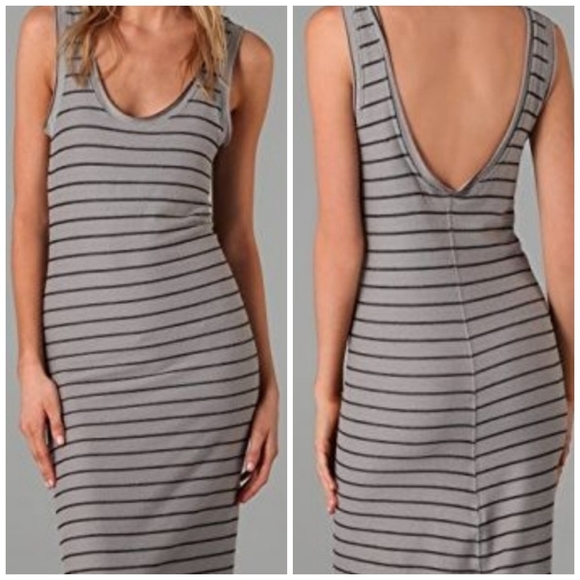 Anthropologie Dolan Striped Long Tank Dress Medium - Picture 2 of 7